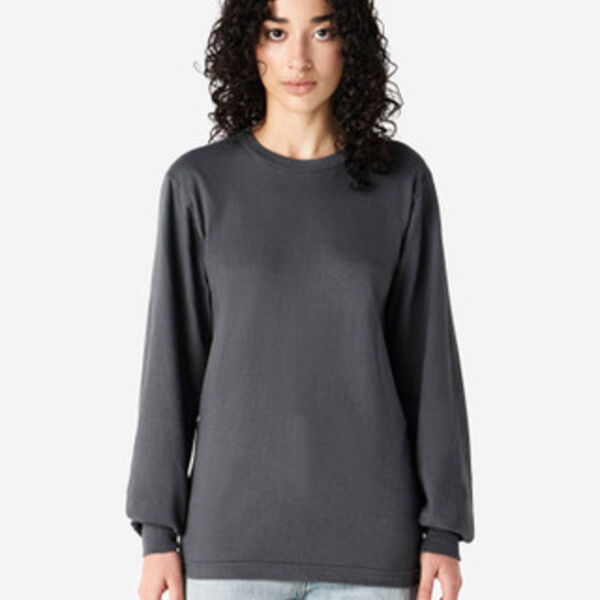 American Apparel Cotton Long Sleeve Fine Jersey T-shirt Thumbnail