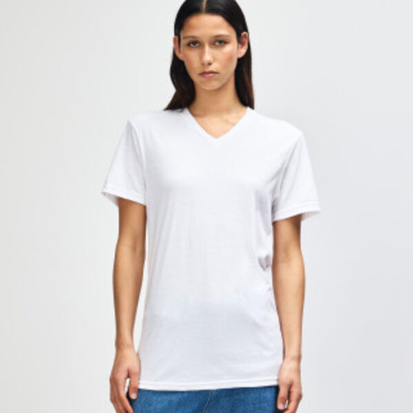 American Apparel CVC Unisex V-neck T-shirt Thumbnail