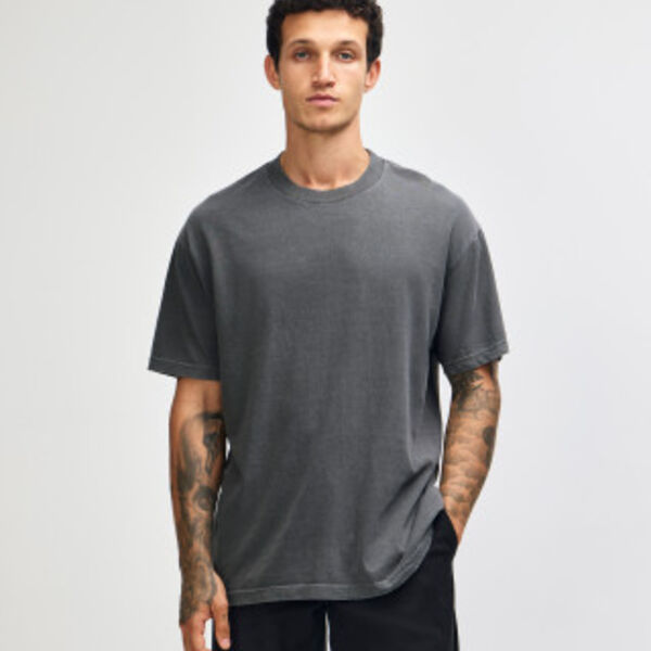 American Apparel Unisex Garment Dyed Heavyweight Cotton T-Shirt Thumbnail