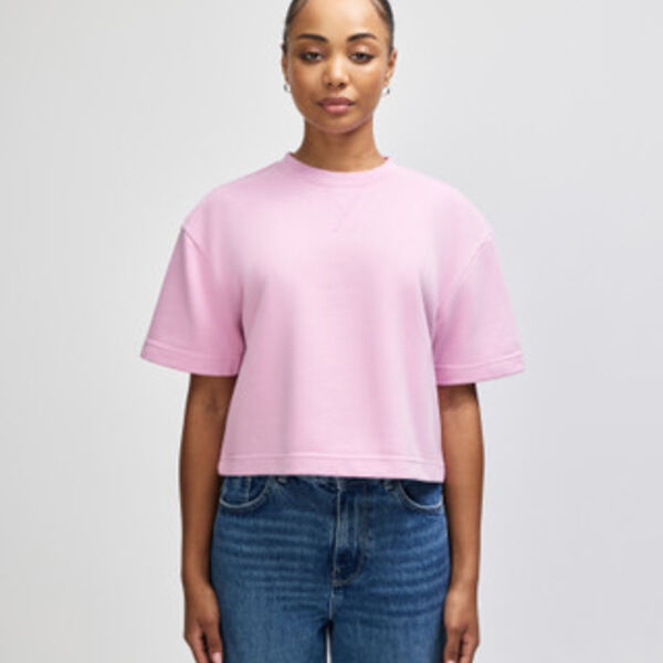 American Apparel French Terry Women's Mid-Length Boxy Top Thumbnail