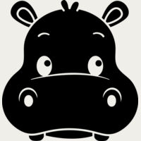 Hippopotamus   Clipart 3 Thumbnail
