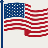 US Flag in Pole Thumbnail