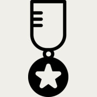 Military Medal Outline Thumbnail