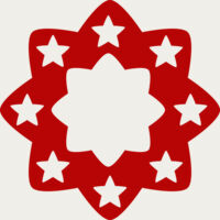 Patriotic Star Rosette Thumbnail
