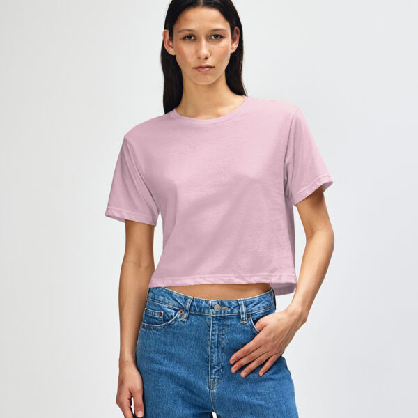 American Apparel Women's Fine Jersey Boxy T-Shirt Thumbnail